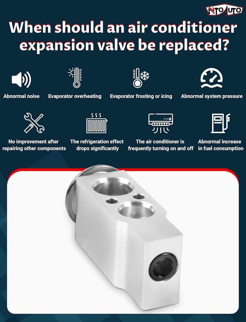 Ntoauto 10355C A/C Expansion Valve Compatible with CT200H LS460 Corolla RAV4 Civic CR-V CR-Z Insight XB Legacy Outback Vibe - Image 4
